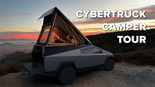 Cybertruck Prototype Camper Tour [upl. by Franklin]