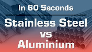 Stainless Steel vs Aluminium  In 60 Seconds [upl. by Lemraj96]