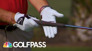 How to Properly Grip Your Golf Club  GOLFPASS  Golf Channel [upl. by Isnam857]