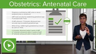 Antenatal Care – Obstetrics  Lecturio [upl. by Orgell]