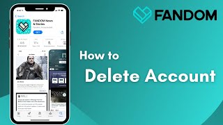 How to Delete Fandom Account  Wiki Fandom 2021 [upl. by Niltiak]