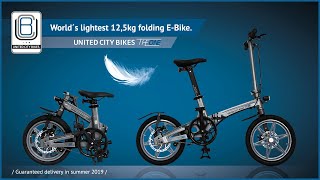 THE ONE  World´s lightest electric folding bike [upl. by Kacerek683]