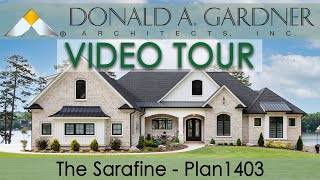 Walkout basement house plan with a luxury floor plan and a threecar garage  The Sarafine [upl. by Consuela]