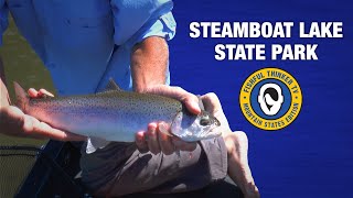 Steamboat Lake State Park Trout Fishing Fishful Thinker TV [upl. by Oria]