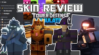 Tower Defense Simulator TDS Skin Submissions Review [upl. by Eiznil]