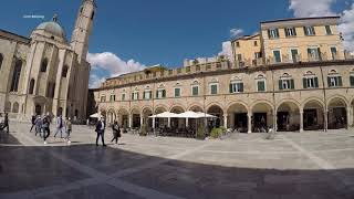 Ascoli Piceno Marche Virtual Walking Italy [upl. by Harvie]