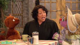 Sesame Street Sonia Sotomayor quotThe Justice Hears a Casequot [upl. by Ariew293]