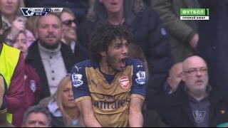 Mohamed Elneny vs West Ham Away 1042016 HD 720p [upl. by Nlocnil]