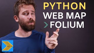 Python tutorial on making a multilayer Leaflet web map with Folium [upl. by Shirberg]