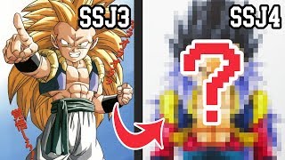 NEVER SEEN How To Draw GOTENKS SSJ4  Tutorial [upl. by Evelyn]