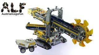 Lego Technic 42055 Bucket Wheel Excavator  Lego Speed Build Review [upl. by Puri]