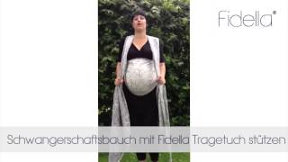 Fidella  Babybauch mit dem Tragetuch stützen [upl. by Gordon]