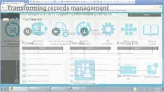 HP Records Manager Demo [upl. by Jari]