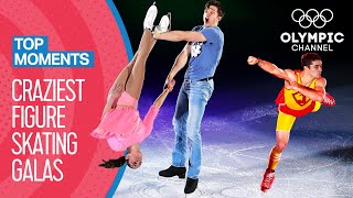 Top 10 Craziest Figure Skating Gala Performances  Top Moments [upl. by Lindemann]