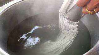 Thai Rice Flour Noodles Recipe [upl. by Zapot]