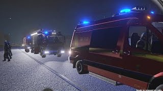 Notruf 112 Firefighters  Night Shift Gameplay 4K [upl. by Arathorn]