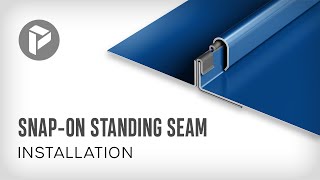 How to Install SnapOn Standing Seam Metal Roof Systems [upl. by Lad]