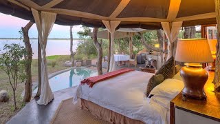 Time  Tide Chongwe Suites fabulous safari lodge in Zambias Lower Zambezi National Park [upl. by Malim]