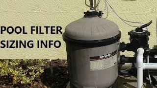 What Size Pool Filter Do I Need [upl. by Sillyhp]