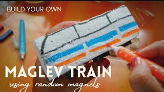 Make a Magnetic Levitating Train at home  model with presentation [upl. by Yrneh]