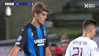 UCL MD1  Club Brugge  PSG  NL [upl. by Fidellia]