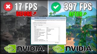 NVIDIA CONTROL PANEL  Best Settings for FPS amp Performance in 2023 [upl. by Nottap]