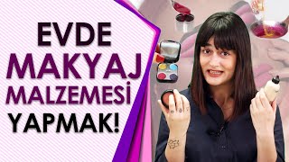 EVDE MAKYAJ MALZEMESİ YAPMAK  5 DAKİKADA KENDİN YAP [upl. by Hillyer]