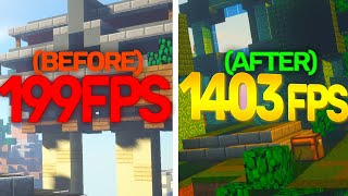 How To DRASTICALLY Improve and Increase FPS in Minecraft [upl. by Mays]