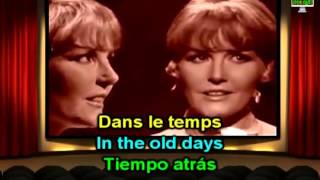 Dans Le Temps Petula Clark Downtown French Version Lyrics English amp French Paroles Translation [upl. by Aurilia303]