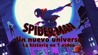 SpiderMan Un Nuevo Universo La Historia en 1 Video [upl. by Algy407]