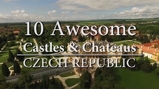 10 Awesome Castles amp Chateaus  Czech Republic [upl. by Htebazil]