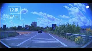 Intelligent Speed Assist ISA  Detection of Road Signs [upl. by Vevay422]