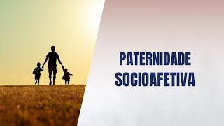 Paternidade socioafetiva [upl. by Mallon]