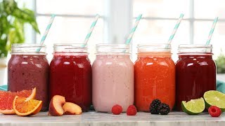 5 Healthy Smoothie Recipes [upl. by Attenad629]