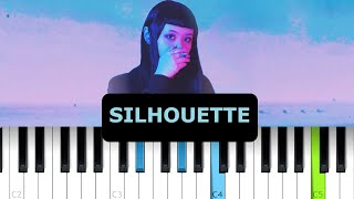 Pastel Ghost  Silhouette Piano Tutorial [upl. by Ynohtn]