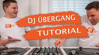 🎧DJ Übergang mix Tutorial für Beginner DEUTSCH [upl. by Boyden]