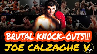 10 Joe Calzaghe Greatest Knockouts [upl. by Helbonnas]