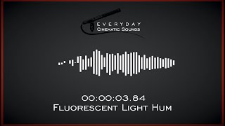 Fluorescent Light Hum  HQ Sound Effect [upl. by Sidonius]