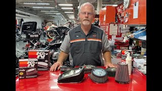 DOC HARLEY SERVICING PERFORMANCE AIR FILTERS [upl. by Card]