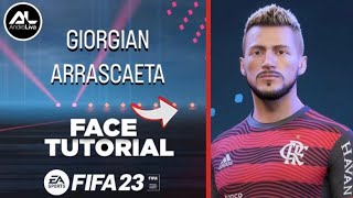 FIFA 23  ARRASCAETA Face  Stats Tutorial [upl. by Essined]