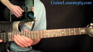 Nothin But A Good Time Guitar Lesson Pt2  Poison  Guitar Solo amp Outro Solo [upl. by Doelling68]