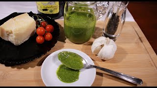 PESTO ALLA GENOVESE RICETTA  PESTO FATTO IN CASA RICETTA [upl. by Sudbury]