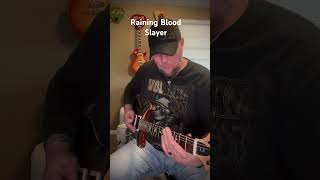 Raining Blood  Slayer guitar cover [upl. by Llemor584]