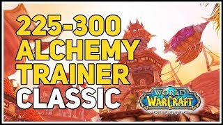 225300 Alchemy Trainer Location WoW Classic Horde [upl. by Pomona492]