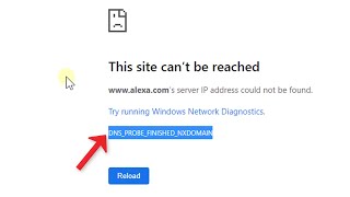 DNSPROBEFINISHEDNXDOMAIN in chrome Solved [upl. by Brennan]