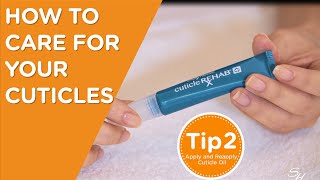 SallyTips HOW TO Care For Your Cuticles [upl. by Aihsemat823]