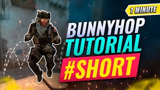 LEARN TO BHOP In Under A MINUTE  CSGO Bunnyhop Guide [upl. by Lipcombe]