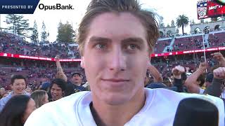 Chase Garbers breaks down gamewinning touchdown to beat Stanford [upl. by Atiuqaj]