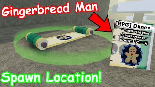 NEW GINGERBREAD MAN SPAWN LOCATION  SHOWCASE  Shindo life [upl. by Fax]