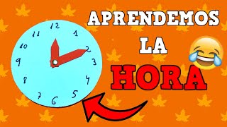 COMO HACER UN RELOJ DE CARTON PARA APRENDER LA HORACARDBOARD CLOCK TO LEARN THE TIME [upl. by Athalee514]